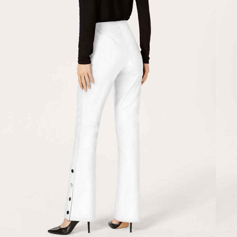 🔥INC Regular Boot Leg Mid Rise White Pants